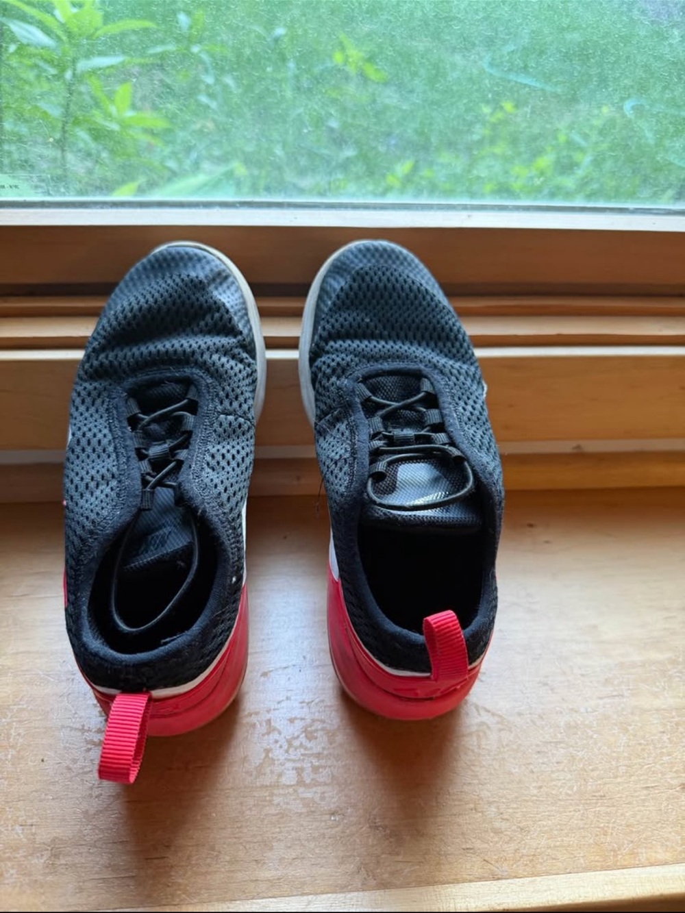 Nike Kids Black and Pink Slip-On Sneakers